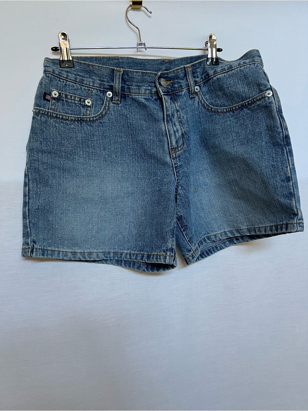 Polo Ralph Lauren Classic Women's 100% Cotton Denim Shorts in Blue